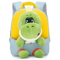 plush dinosaur small backpack cartoon cute children backpacks waterproof school backpack boy nylon girls backpack kindergarten