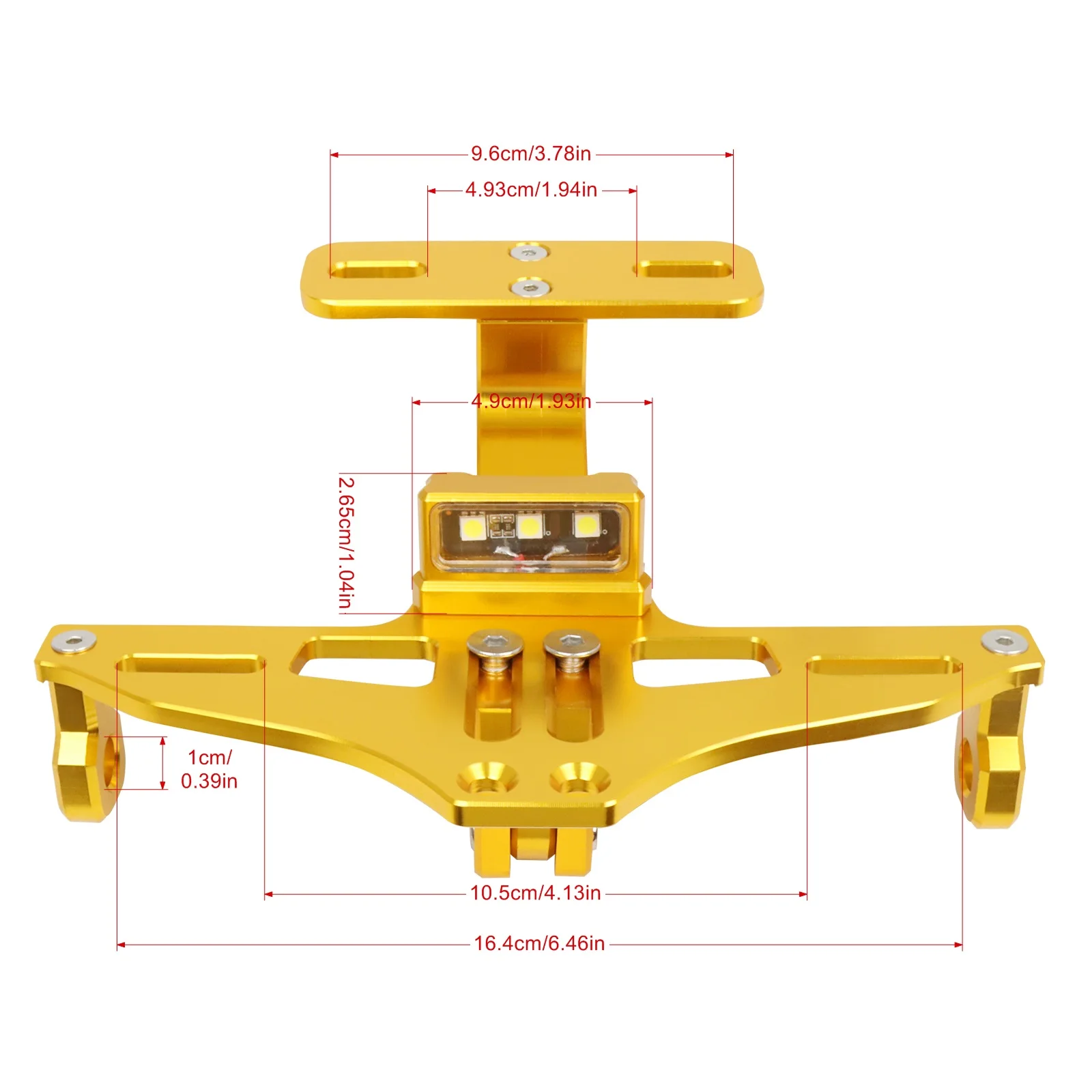 Универсальный держатель для заднего номерного знака со светильник кой Honda For Kawasaki