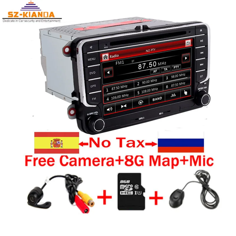 Автомобильный радиоприемник RCD360 RCD330 RNS510 для VW Golf 5 6 Jetta MK5 MK6 Tiguan CC Polo Passat GPS Bluetooth