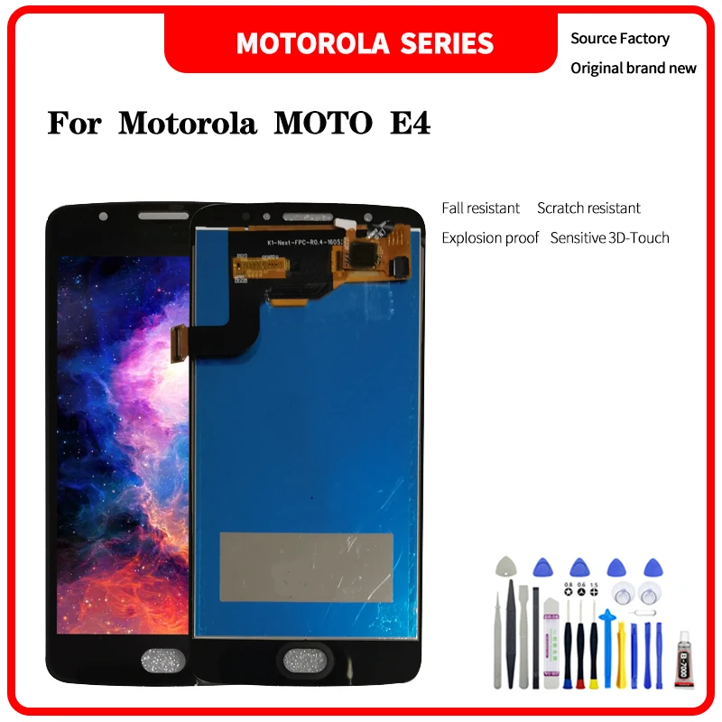 ЖК дисплей для Motorola MOTO E4 XT1767 XT1768 без рамки сенсорный экран дигитайзер в сборе с