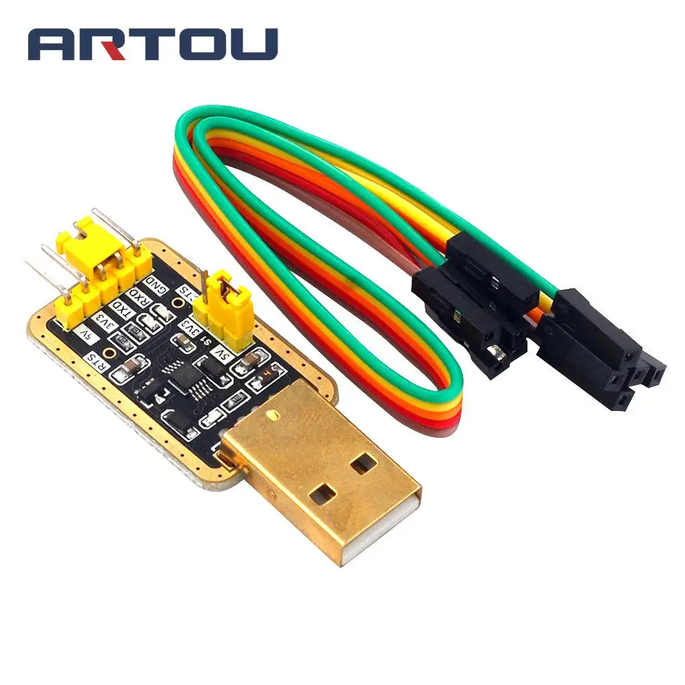 CH340E USB к ttl модуль последовательному порту в девять обновленной щеточной машине STC