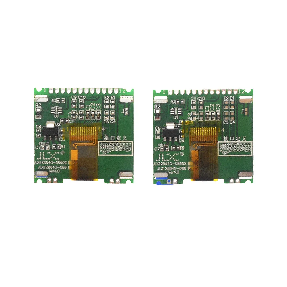 12864G-0088 128*64 ЖК-модуль COG матричный экран 3 В/5 В SPI Серийный UC1701X FPC интерфейс серии