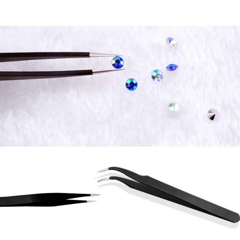 2 шт./компл. Нержавеющая сталь щеточка для ресниц Пинцет Ложные ресницы