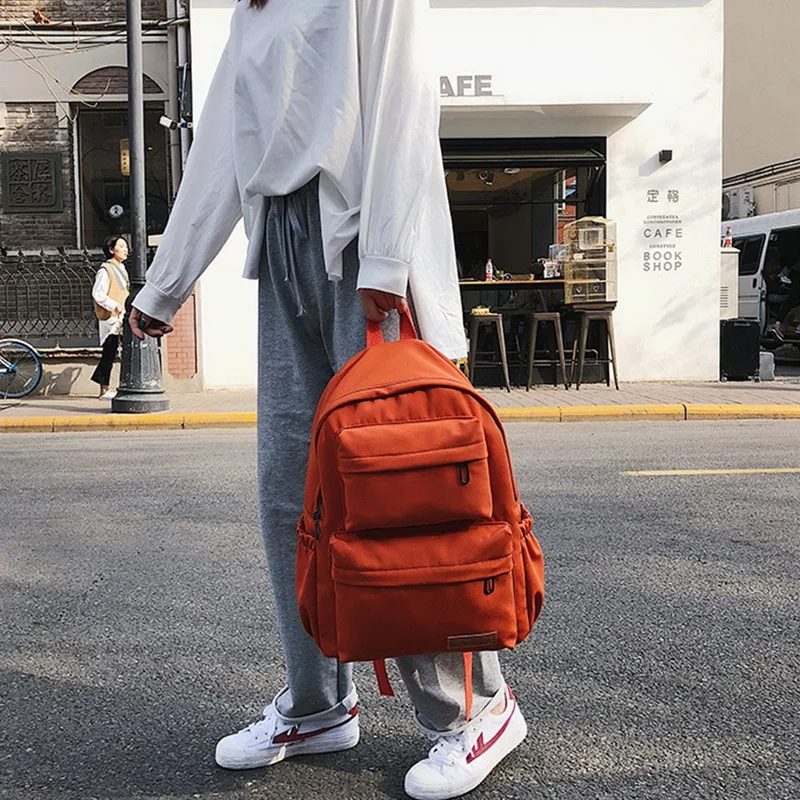 WENYUJH Новые водонепроницаемые нейлоновые рюкзаки для женщин, мульти карманные дорожные рюкзаки, женская школьная сумка для девочек-подростков, книга Mochilas