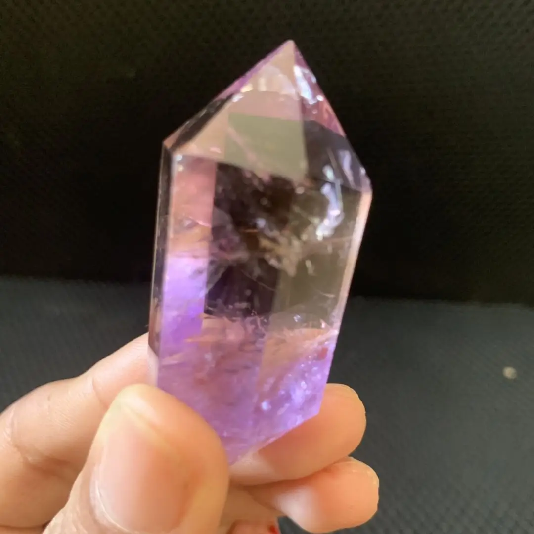 

Натуральный спиртовой камень, аметист, кристалл, лечение в две точки