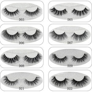 , Ненатуральные Искусственные ресницы серо-коричневого цвета 3D норковые ресницы для волос Оптовая продажа 100% натуральный мех норки ручной работы пересечения ресницы густые ресницы 11 видов стилей Новинка, 1 пара, носки