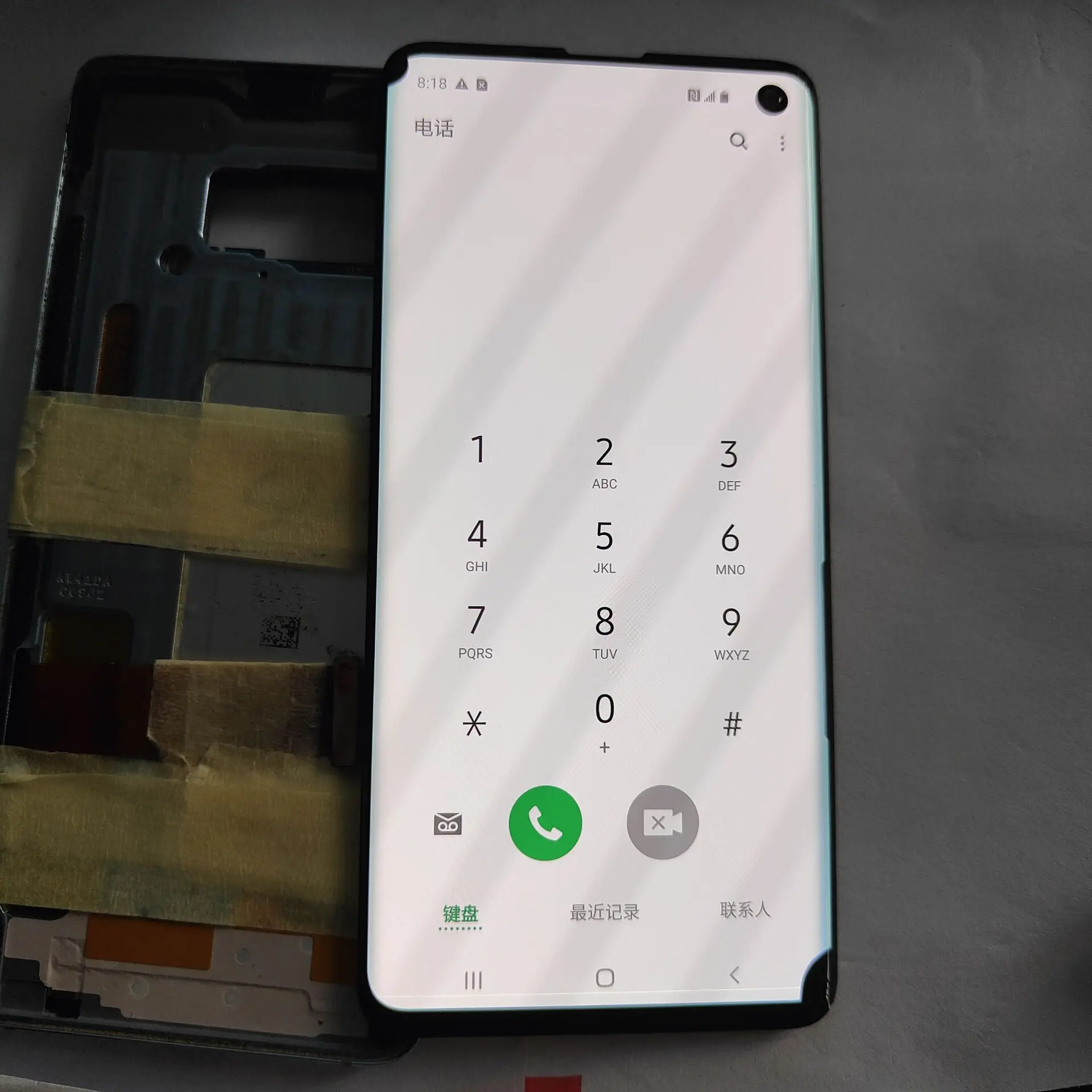 Pantalla LCD Original para Samsung S10 SM-G9730 G973F, digitalizador de pantalla t&aacute;ctil, must line, Original, AMOLED-3