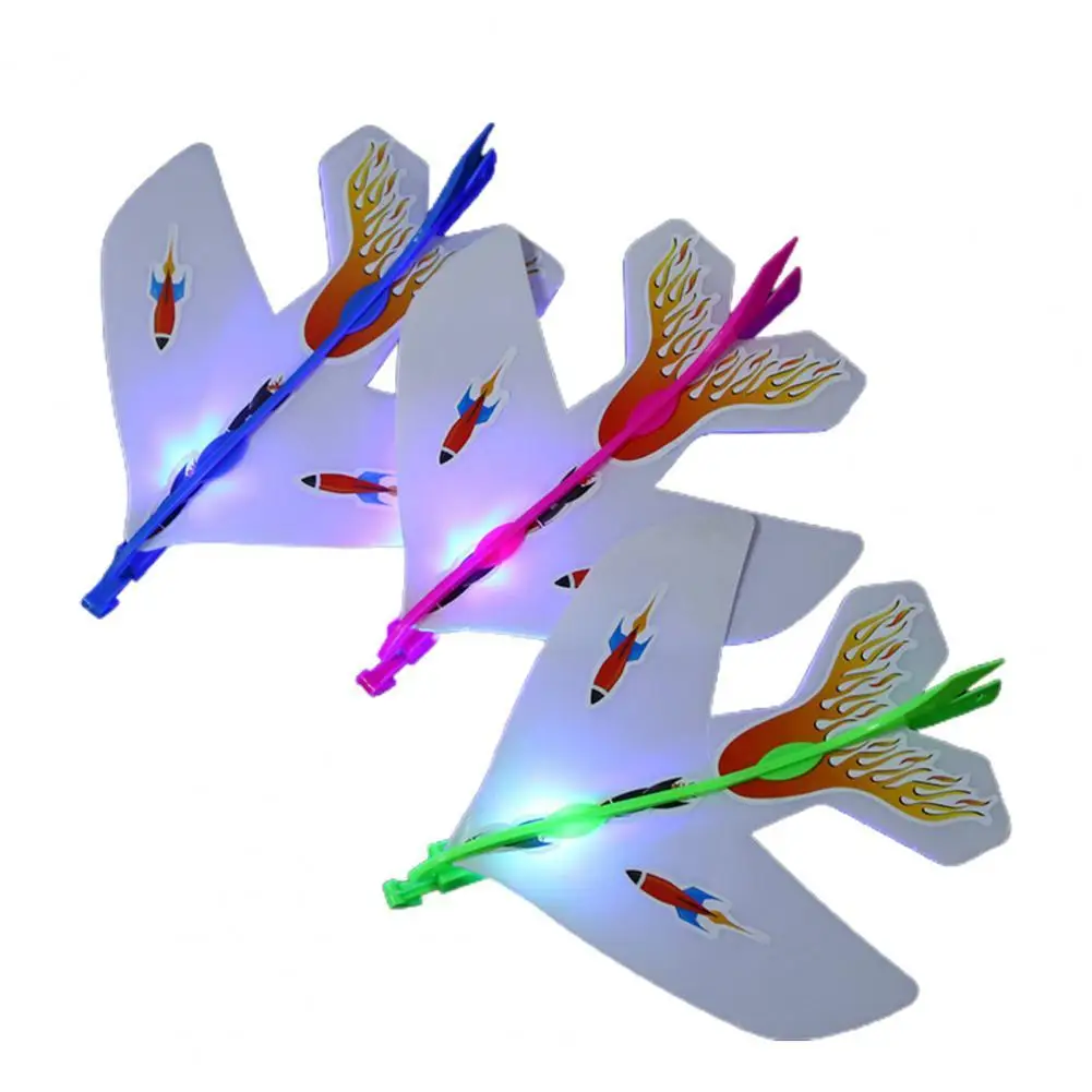 

Light Plane Flash Children Gift Plastic Flash Slingshot Aircraft Toy for Outdoor