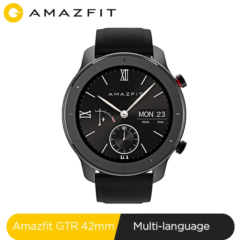 Глобальная версия новые умные часы Huami Amazfit GTR 42 мм 5ATM 12 дней батарея управление