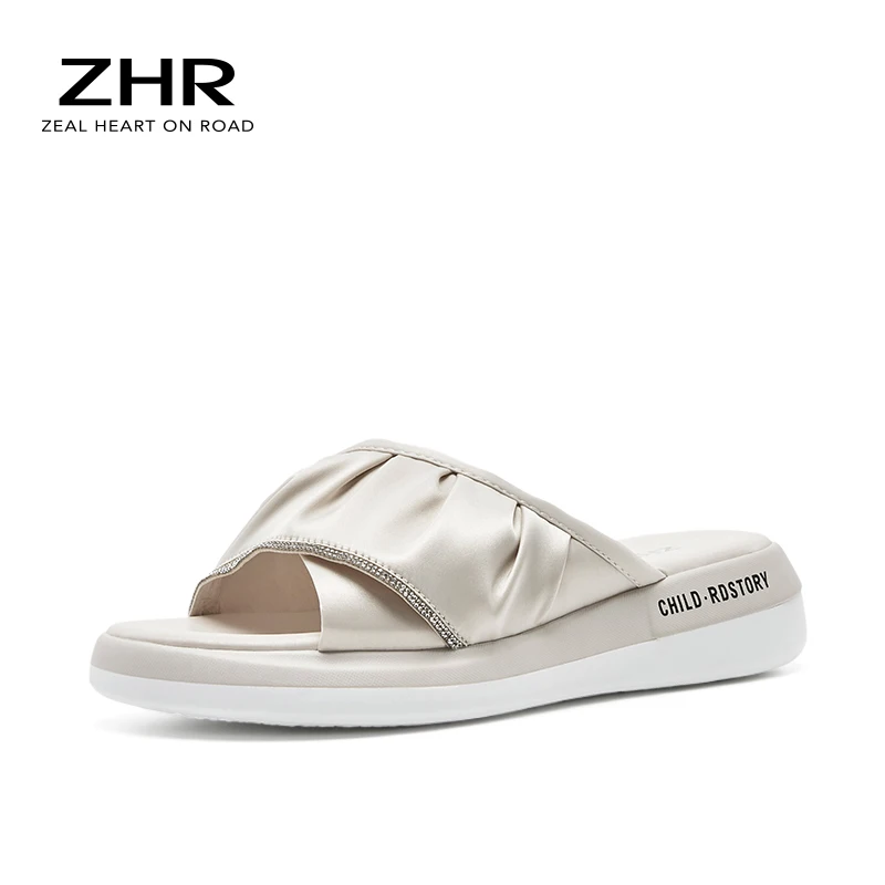 

2021 Women Sandals Bohemia Wave Point Bow Slippers Indoor Outdoor Flip Flops Open Toe Beach Silde Shoes