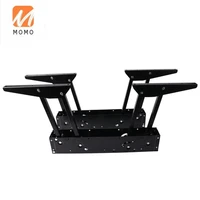 hardware fitting multifunction furniture hinge black study desk with convertible coffee table to dining table mechanism