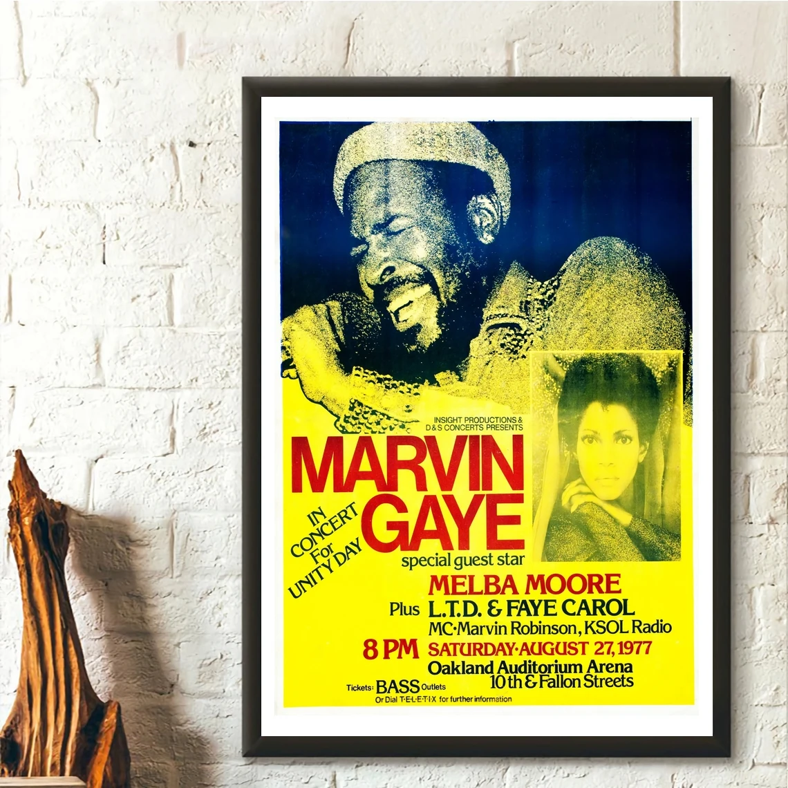 

Marvin Gaye, специальный гость, Melba Moore, винтажная музыка, художественный постер картина, принты, украшение для дома, настенная живопись (без рамки)