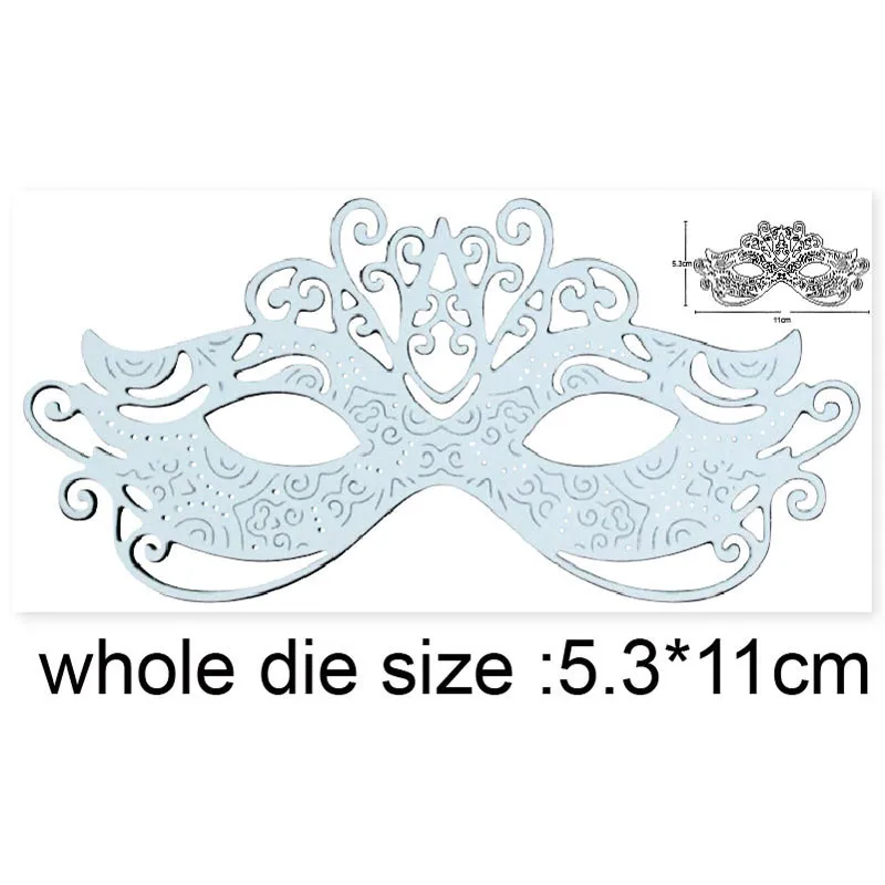 2021 новые металлические штампы кружевные вечерние маска Трафаретный вырубной