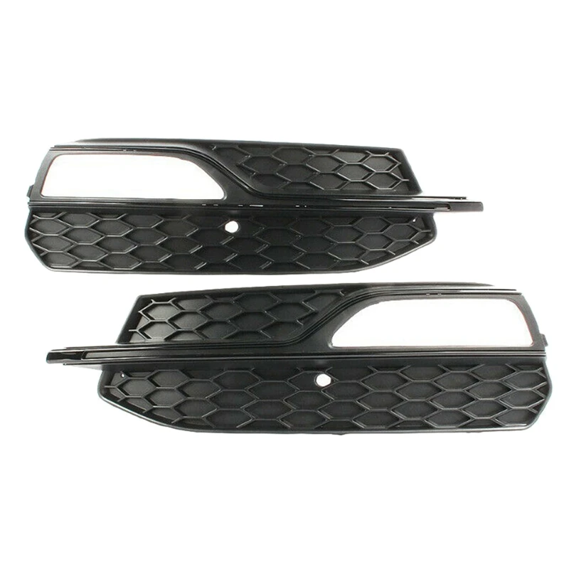 

Car Front Grills Bumper Fog Lights Cover Lamp Frame Trim For- S3 A3 2013-2016