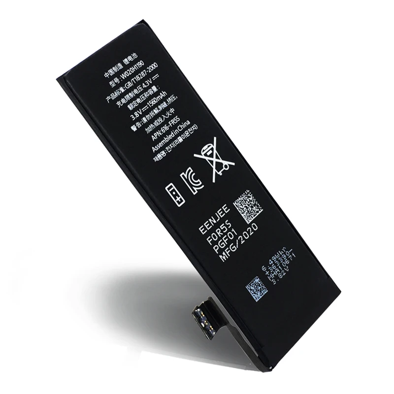 EENJEE оригинальный IC Аккумулятор для сотового телефона 10 шт. Iphone 5S 5C перезаряжаемый