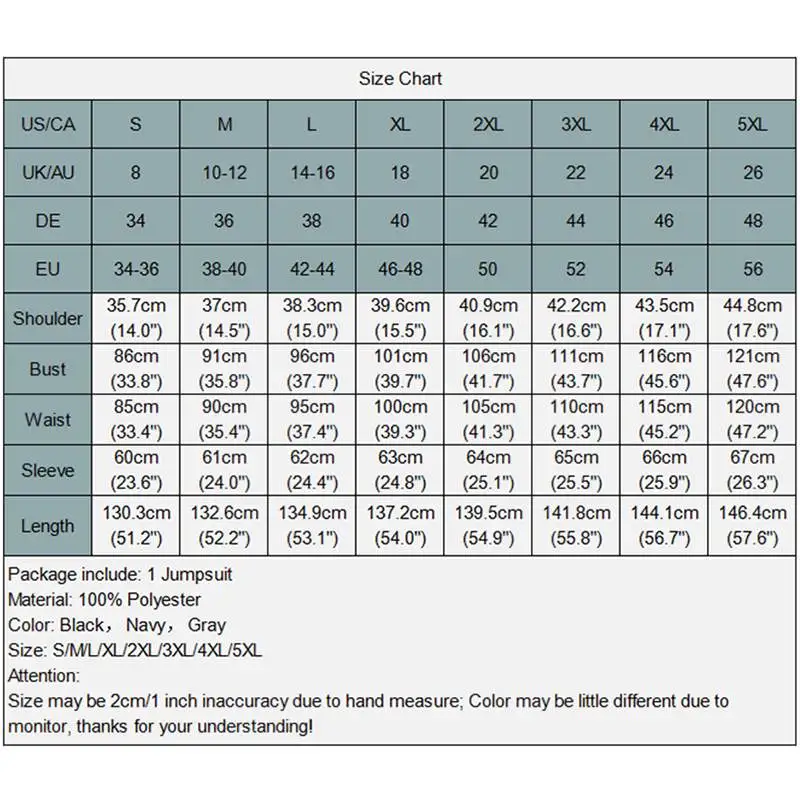 

5XL Celmia Women Casual Jumpsuits Everyday Contrast Stitch Drop Crotch Bodysuit Long Sleeve V-neck Loose Rompers Plus Size Ropa