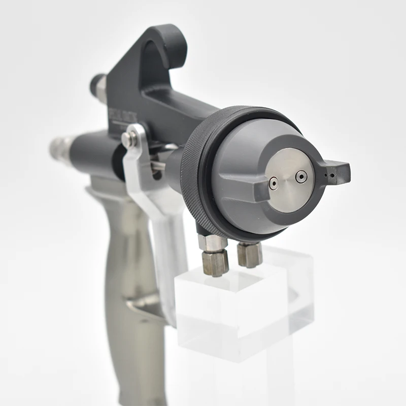 Пистолет-распылитель с двойной головкой профессиональный хромированный