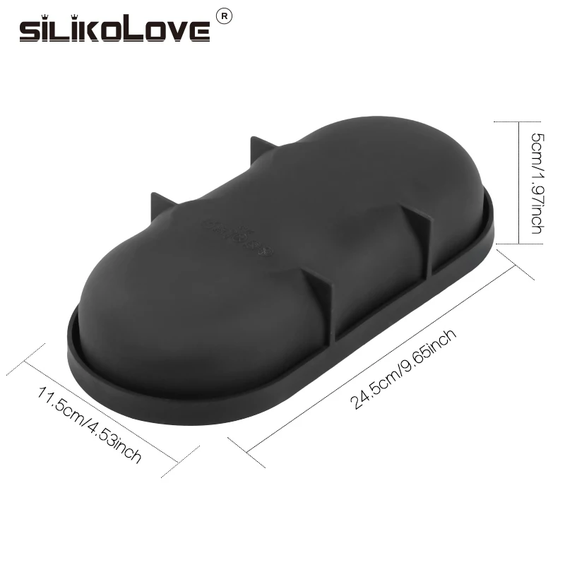 Силиконовые формы для выпечки SILIKOLOVE антипригарные плоские круглые мусса