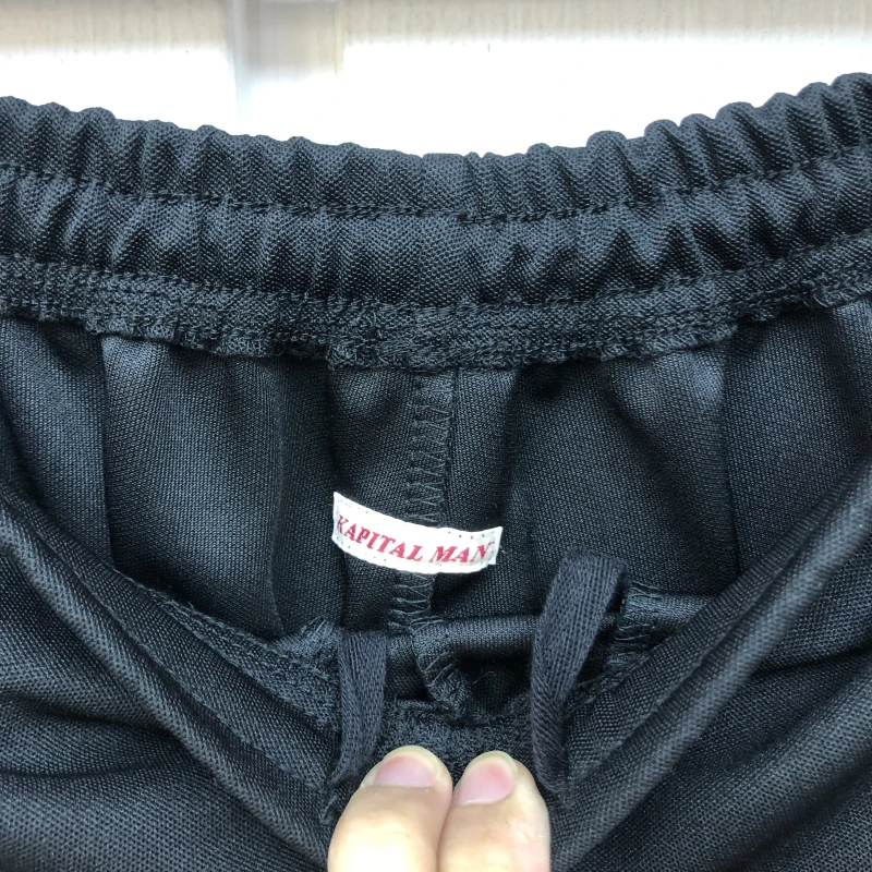 

2020 winter Embroidery Ribbon Kapital Sweatpants Men Women Pants Trousers Cotton joggers streetwear