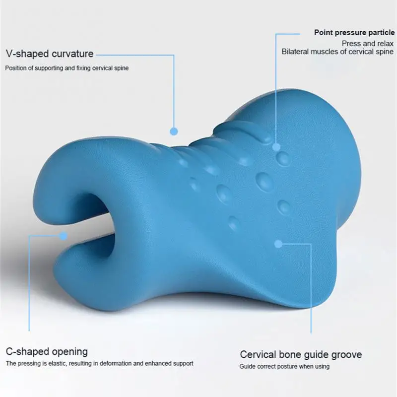 Массажная подушка для релаксации шеи термопластичный эластомер расслабляющий
