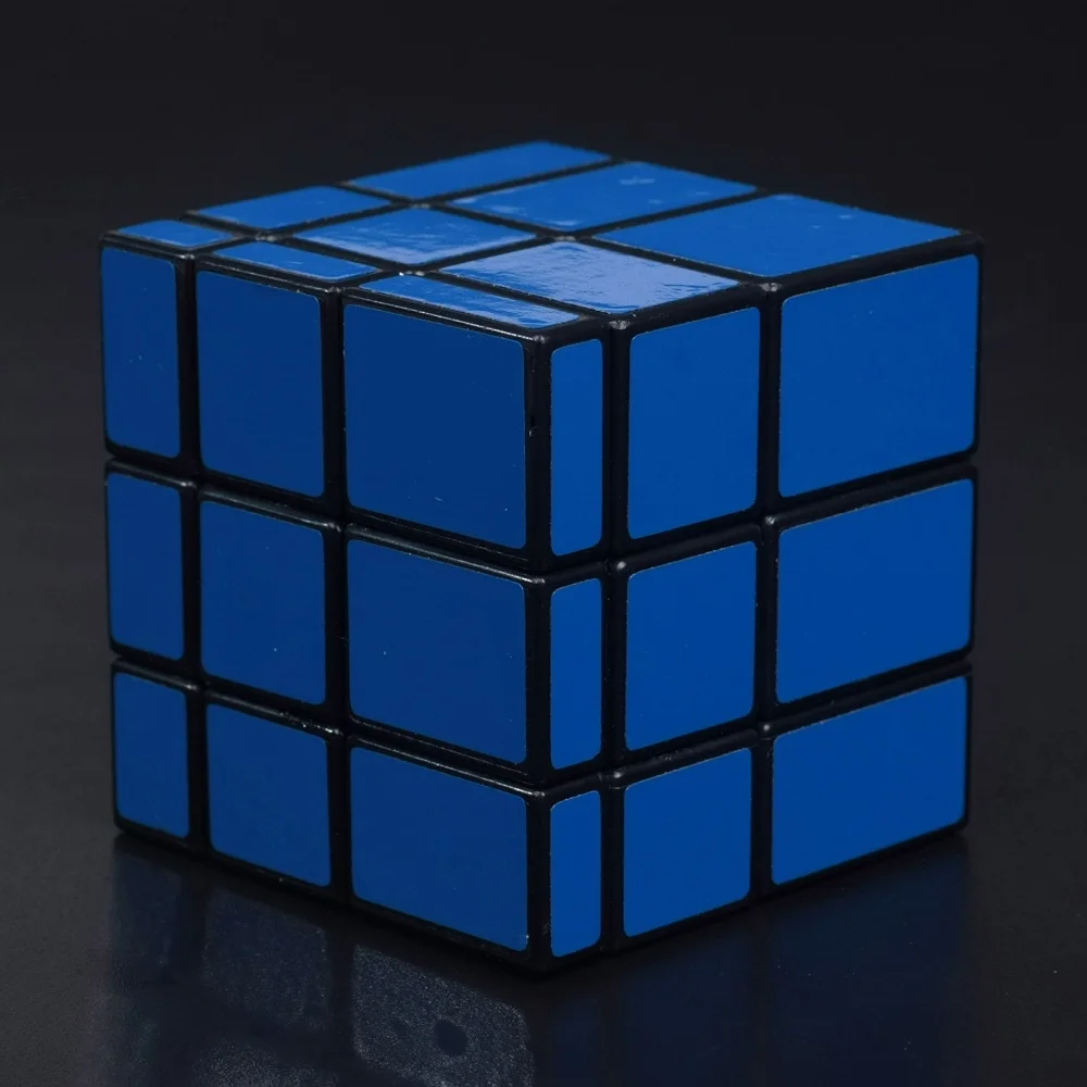 blue Новинка, зеркальный кубик Z, головоломка 3x3x3, много ярких цветов, закручивающаяся головоломка, Cubo Magico, развивающие игрушки для взрослых детей - Цвет: blue