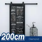 Новинка 183 см сменная раздвижная дверь сарая колесо для шкафа фурнитура роликовый оконный шкив для интерьера шкаф ящик дверь HWC