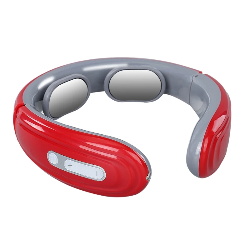 

Multifunctional Cervical Massage Instrument Intelligent Heating Pulse Neck Massager Voice Prompts Neck Massage Tool for Office H