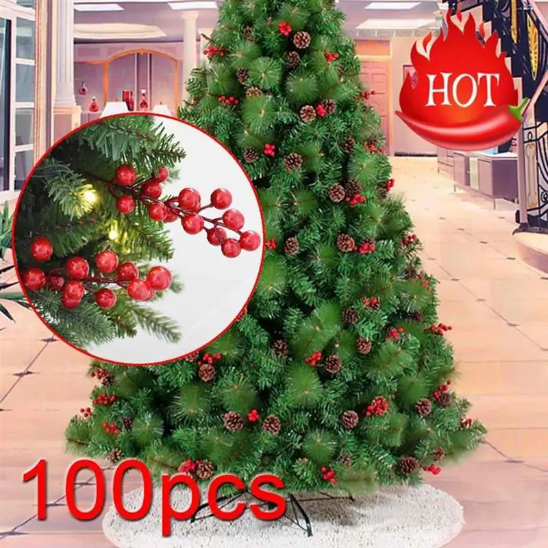 100 шт. декоративные мини-фрукты в виде ягод |