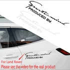 Автомобильные фары, наклейка на капот, индивидуальный значок, устойчивый к царапинам для Land Rover Ranger, автобиография Freelander Evoque Rover