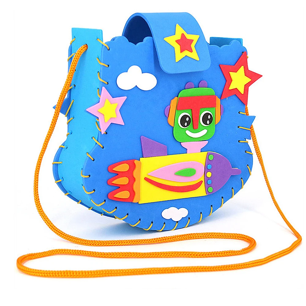 As Shown Детская самодельная игрушка нетканый тканевый мешок мультфильм формы в виде животных сумки ручной работы игрушки для детского сада детские развивающие игрушки подарок на день рождения - Цвет: As Shown