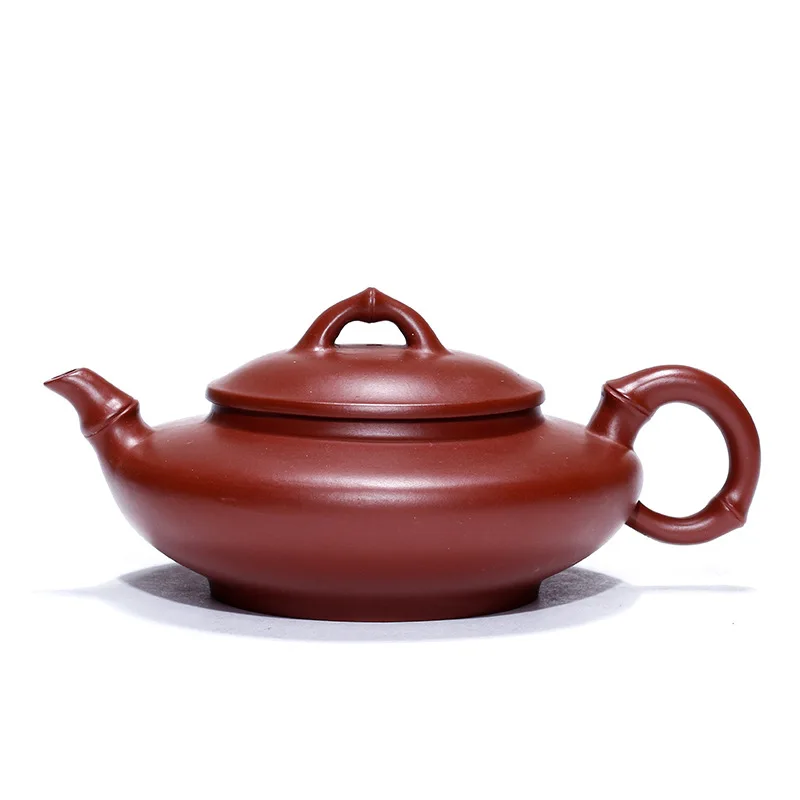 

Zhuduan Shuibian purple clay teapot Dahongpao wangquan handmade teapot