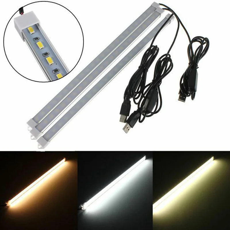 

Under Cabinet Counter Closet LED Kitchen Wall Desk Lighting Strip Lamps Bar Lot