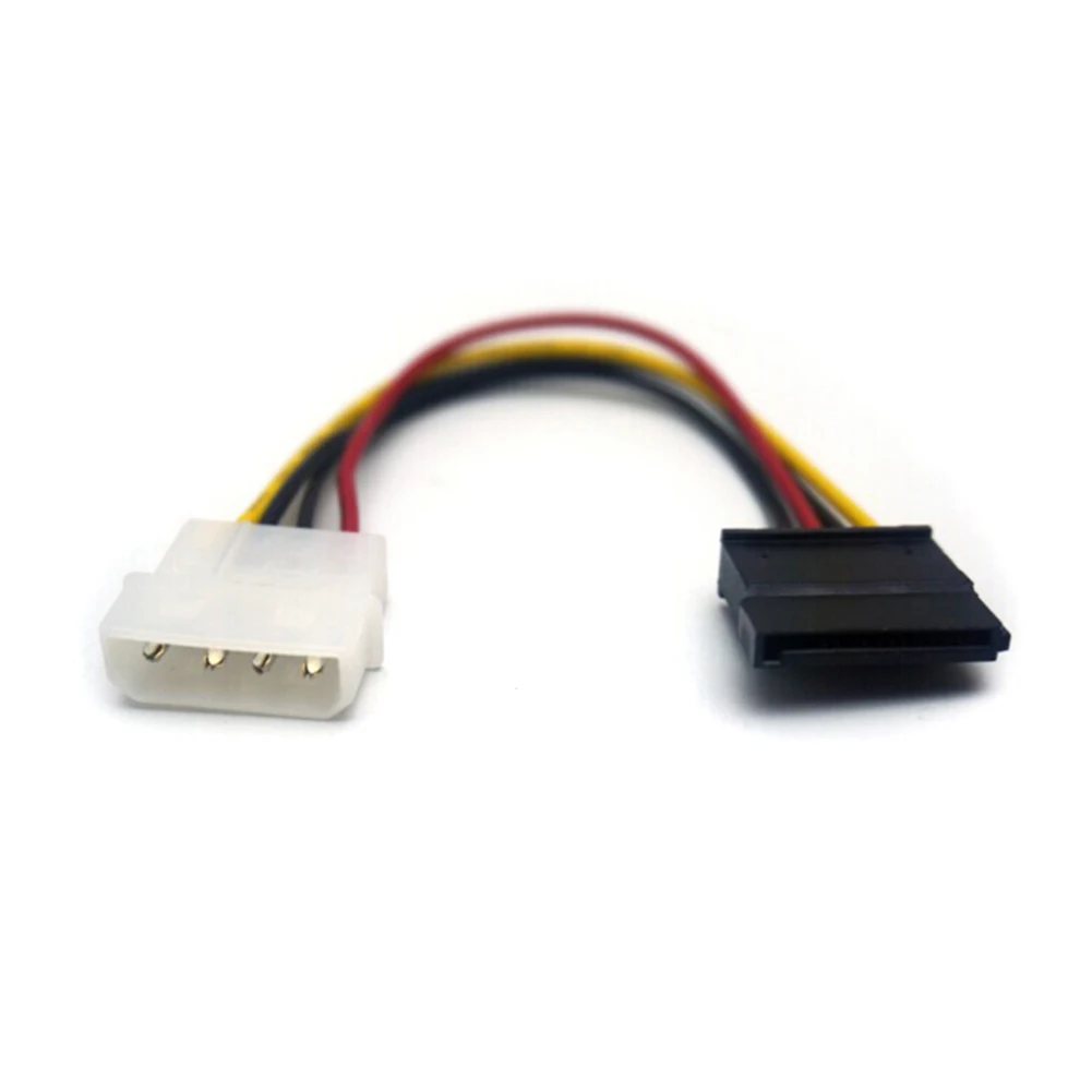2019 Горячая IDE/SATA 4-контактный разъем для Serial ATA SATA 15-контактный Мощность кабель с