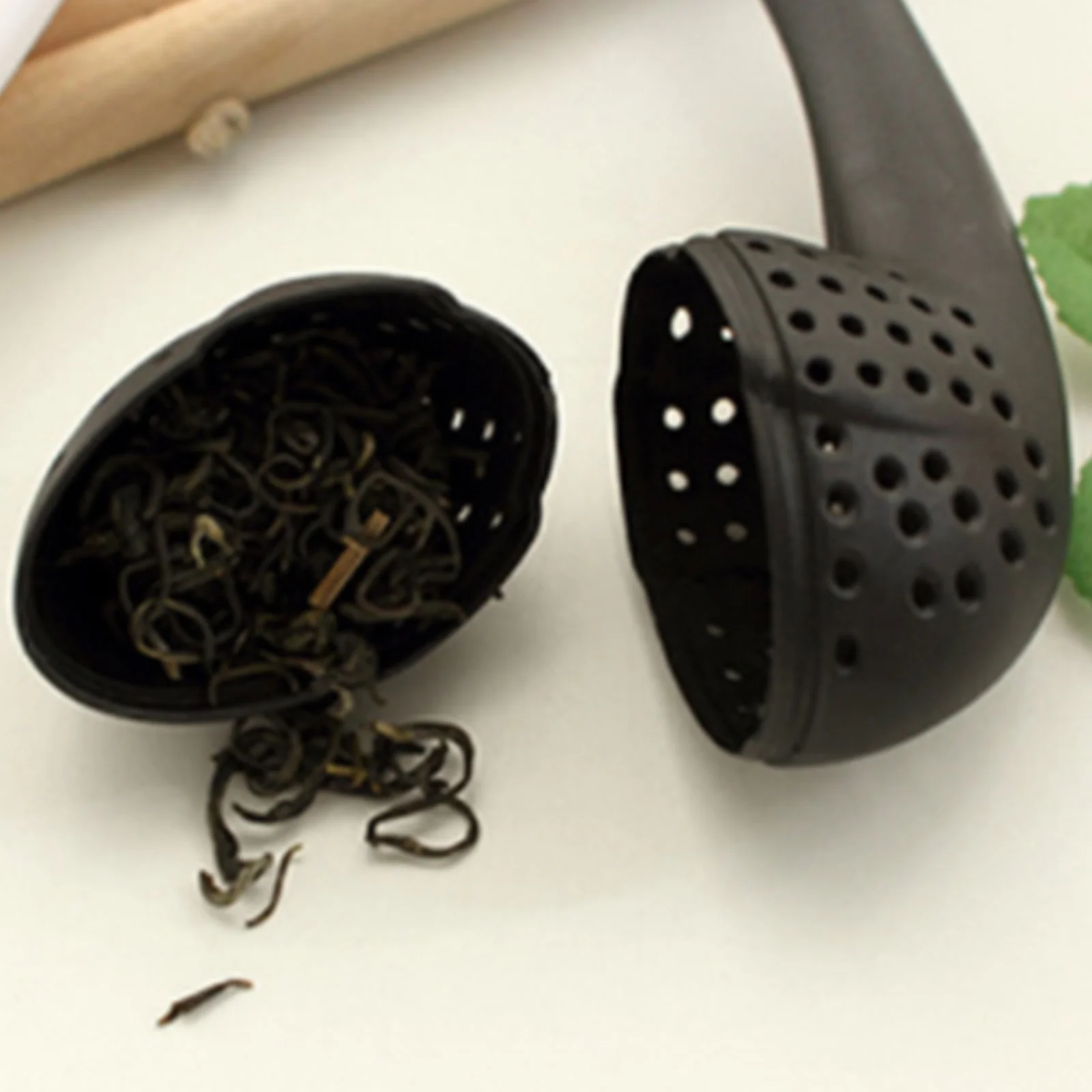 

1PC Creative Swan Shape Tea Strainer Environmentally Friendly Plastic Elegant Swan Tea Infuser For Home Kitchen Tea Accessories