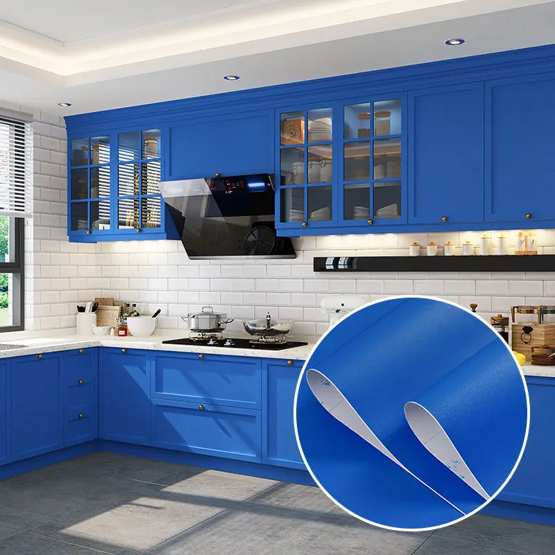 

Pure Color Contact Paper Matte Home Decorative Waterproof Wall Stickers PVC Self-Adhesive Wallpaper Living Room Wall Stickers