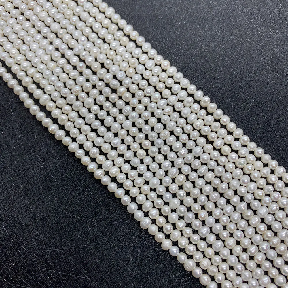 

Natural Freshwater Pearl Irregular Shape White High Quality Bead Charm Fashion Jewelry Ornament Creation Loose Bead Wholesale