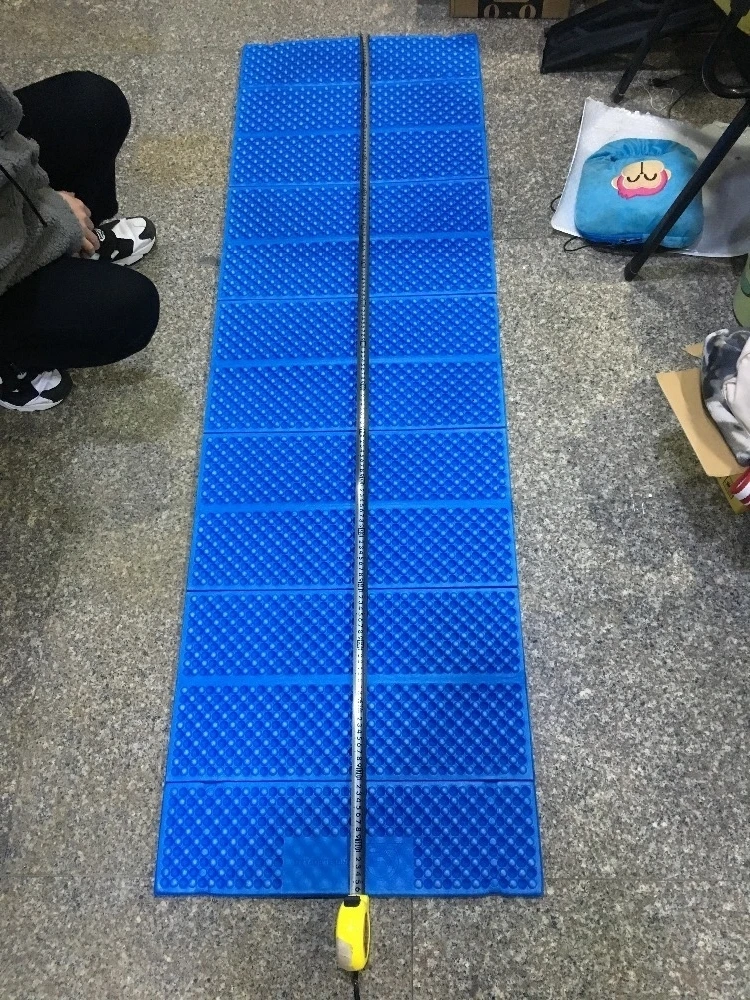 Ultralight Portable Compact Folding Outdoor Foam Camping Mattress Hiking Sleeping Mat Tent Backpacking Sleeping Pad 184x56x1.5cm