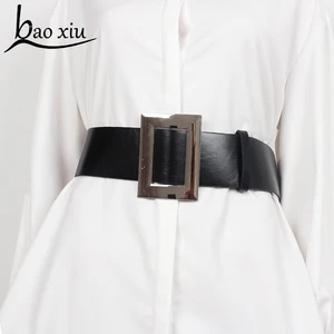 Модный женский роскошный винтажный ремень с металлической пряжкой, повседневный ремень для джинсов, ремень-корсет для женского платья