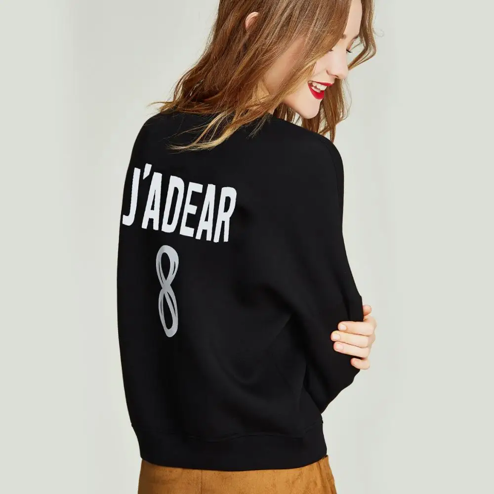 Женская Весенняя Толстовка свободного покроя HAVVA пуловер с круглым вырезом и