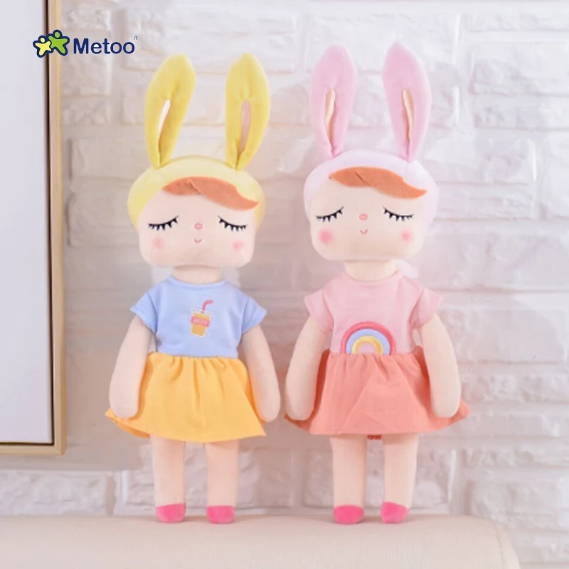 Милые куклы Metoo Angela Dress up 45 см кролик детская игрушка набитые животные Детский