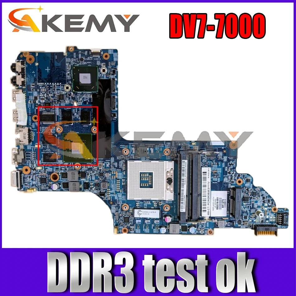 

For HP ENVY DV7-7000 711509-501 N13P-GLR-A1 SLJ8C DDR3 Notebook motherboard Mainboard full test 100% work