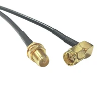 new modem coaxial cable sma male plug right angle switch rp sma female jack nut connector rg174 cable 20cm 8 adapter rf jumper