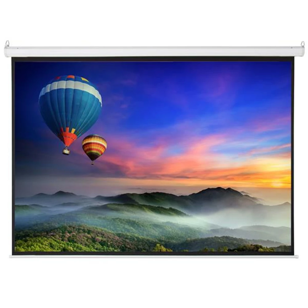 SOONHUA Projector Screen Motorized 100 Inch Screens With Remote Control And 23A 12V Battery | Электроника