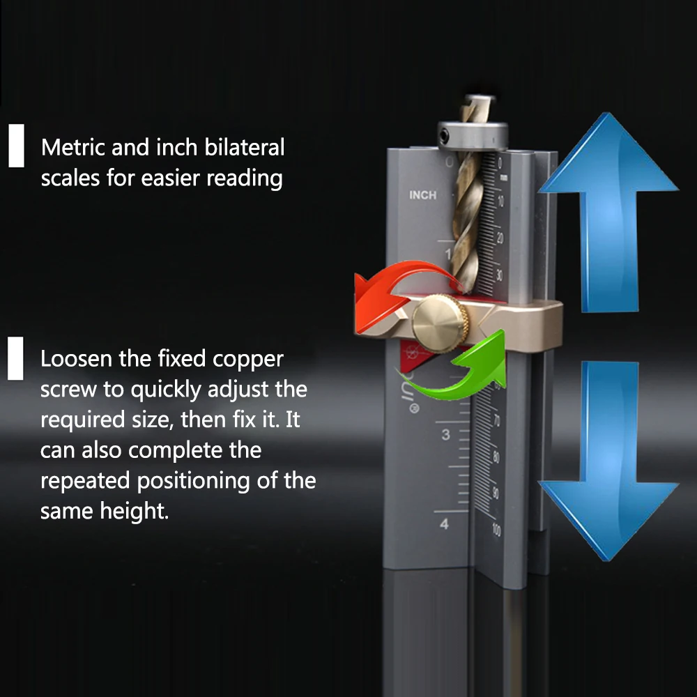 Стопорное устройство для глубины сверления зажимное позиционер