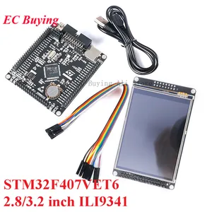 STM32F407VET6 Development Board Cortex-M4 STM32 Learning Board ARM Core 2.8/3.2 Inch LCD Display Module Drive ILI9341 TFT Screen