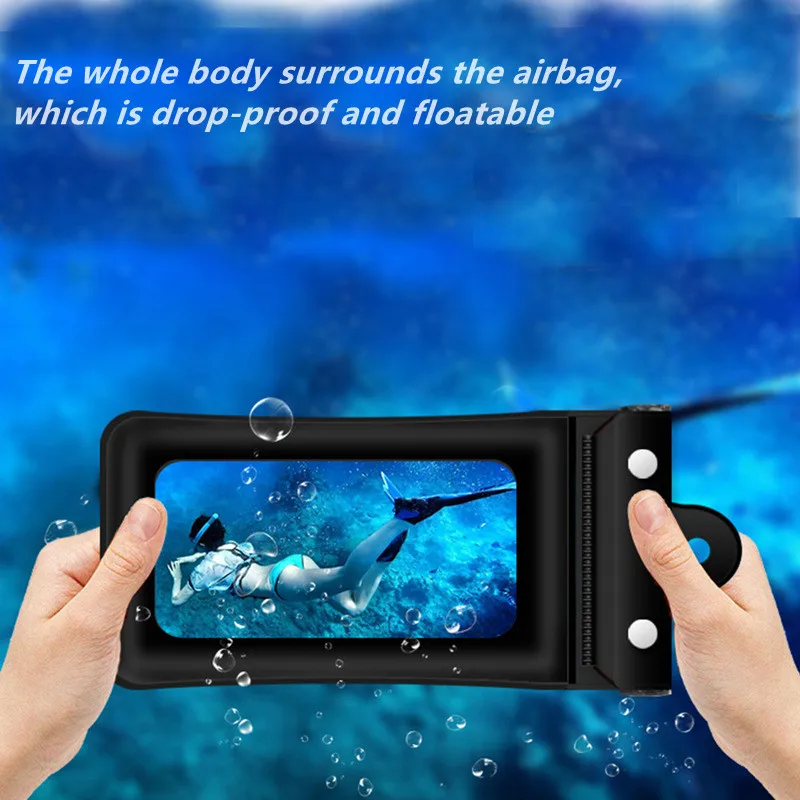 

Airbag Waterproof Case Universal Mobile Phone Cover Coque Water Proof Pouch Bag For iPhone 12 11 Pro Max Case For Samsung Xiaomi