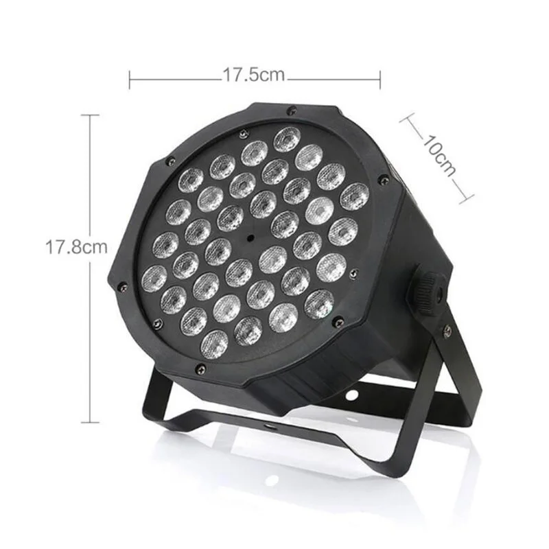 

LED Beam Par Light 36x36W DJ LED Stage Sound Light Color Flash for Small Patty KTV Stage Lighting Colorful Light DMX Color Light