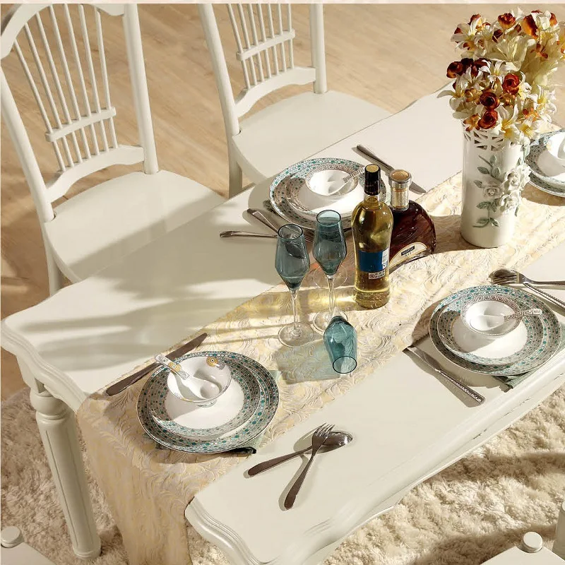 Обеденный стол в сельском стиле обеденный на 6 человек | Мебель