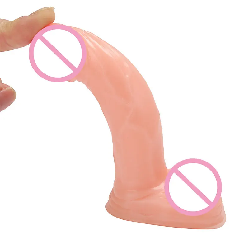 Женская мастурбация мягкая настоящая Желейная модель на присоске для взрослых