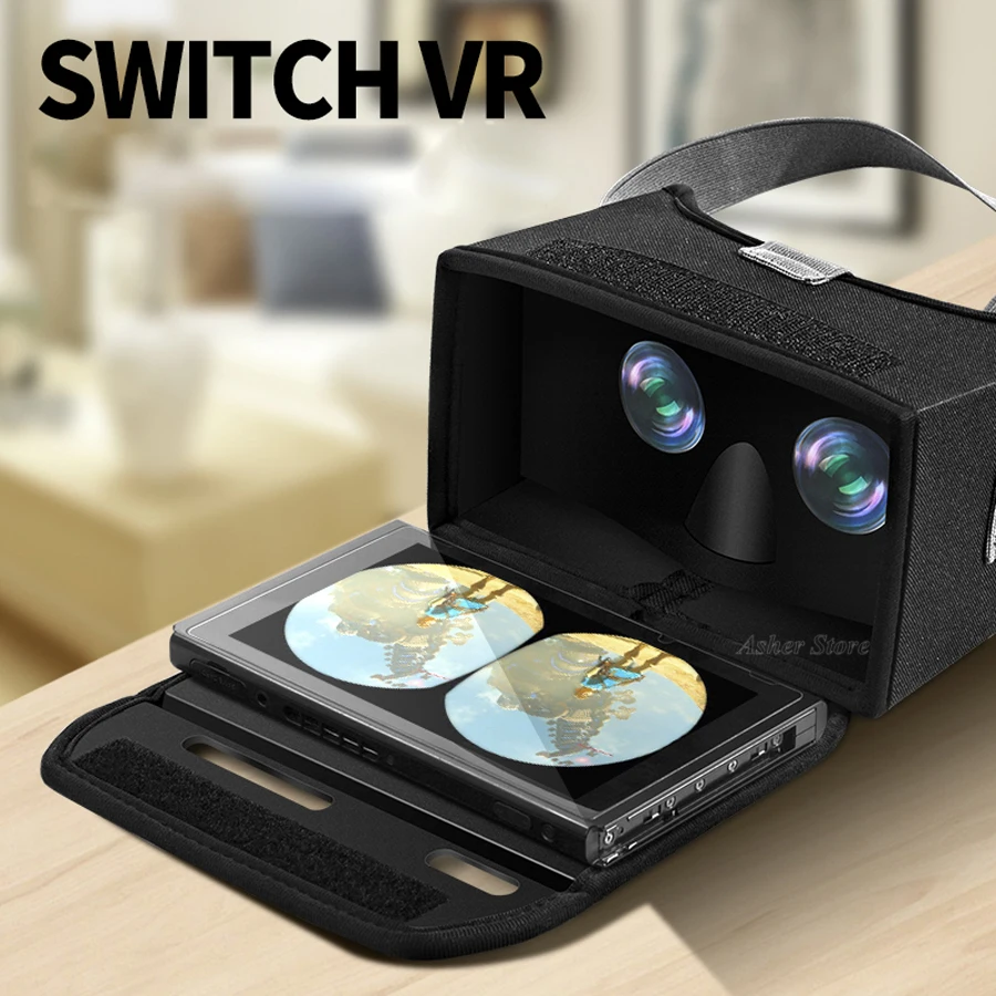 Очки виртуальной реальности Nintendo Switch складные растягивающиеся с застежкой